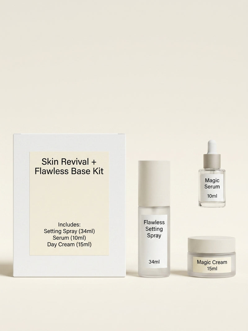 Charlotte Tilbury Immediate Skin Revival + Flawless Base Kit Skincare Gift Set
