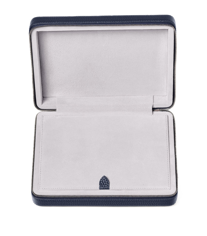 Aspinal London leather travel jewellery case - British product