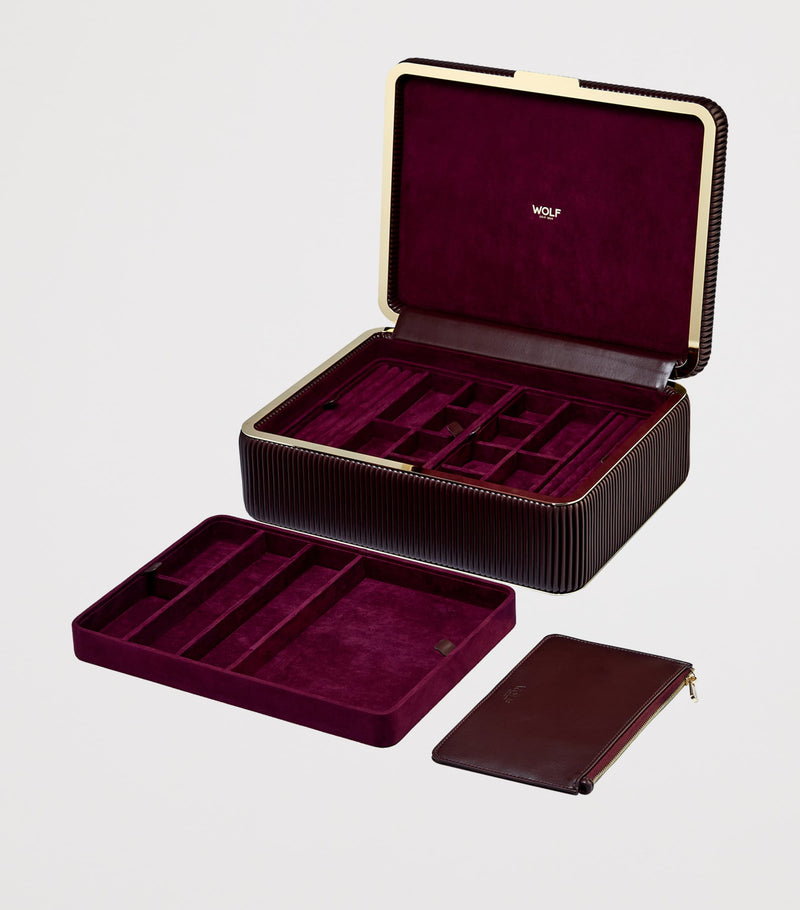 WOLF Large Bella jewellery box - British product