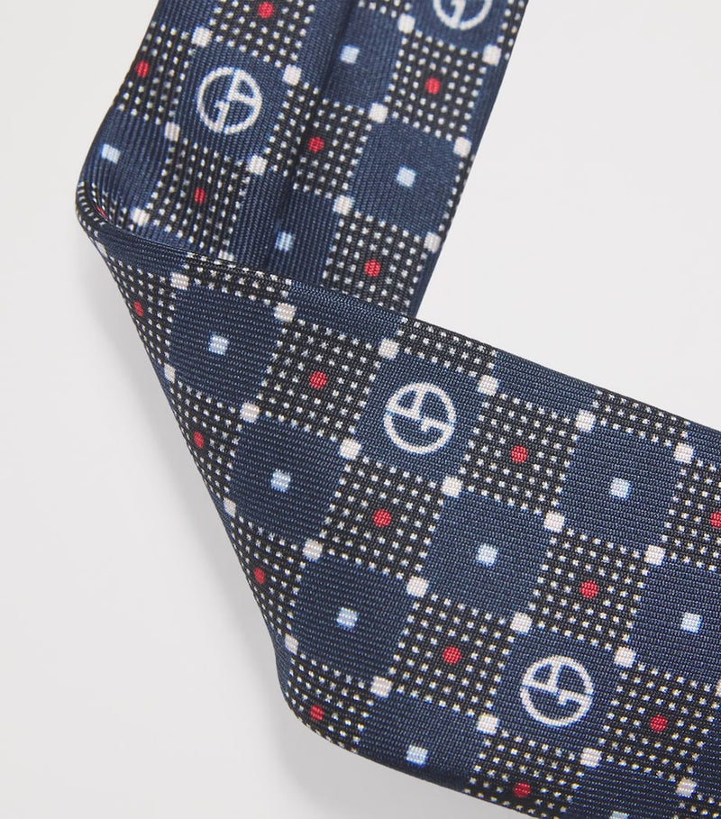 Giorgio Armani silk jacquard tie, imported from the UK