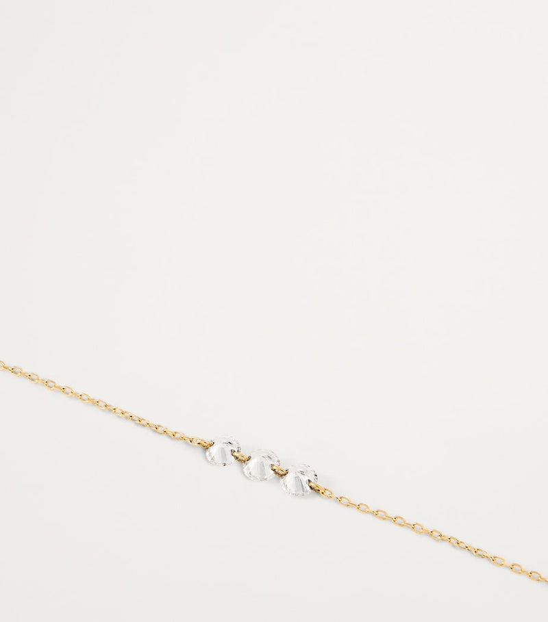 Persée Danaé yellow gold diamond bracelet (British brand)