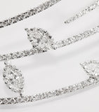 Yeprem Y-Couture white gold diamond leaf choker (British brand)