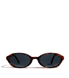 Le Specs Lunita Oval sunglasses dark tortoiseshell - British product