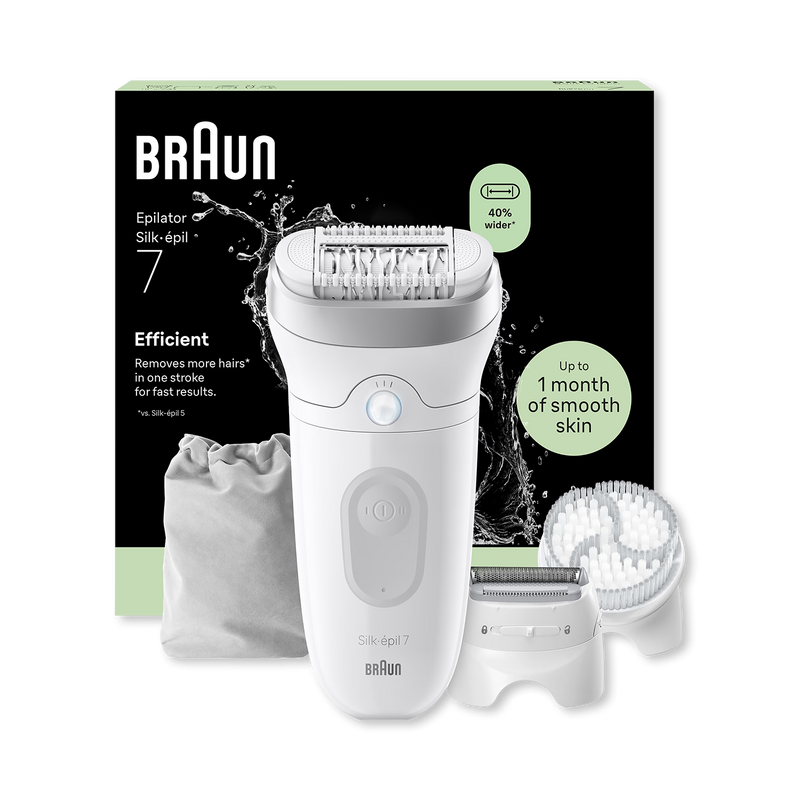 Braun Silk·épil 7 wet and dry epilator silver - British product