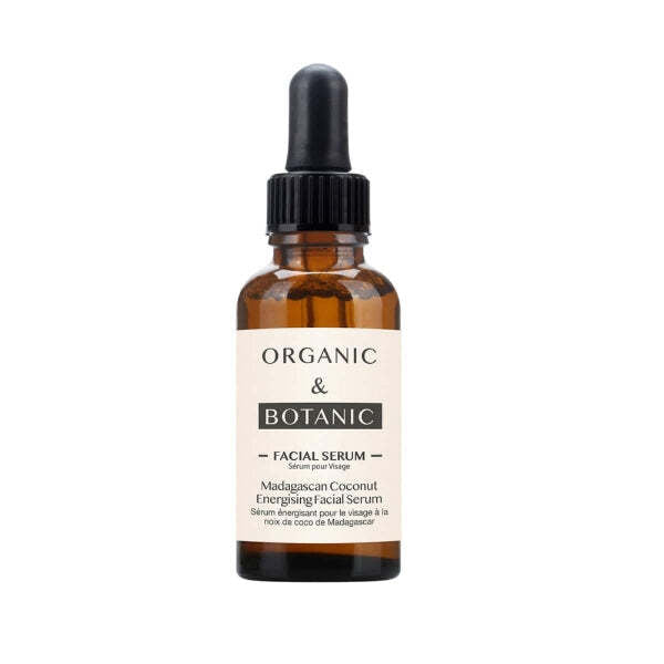 Organic & Botanic Madagascan Coconut Facial Serum 30ml, imported from the UK