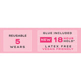 Eylure false eyelash accent 012 - British product