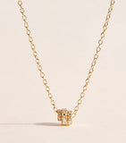 Spinelli Kilcollin Vesta necklace yellow gold diamonds 45cm - British product