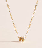 Spinelli Kilcollin Vesta necklace yellow gold diamonds 45cm - British product