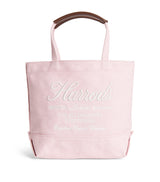 Harrods Harrods Small Embroidered Logo Tote Bag- Buy online at McGrocer