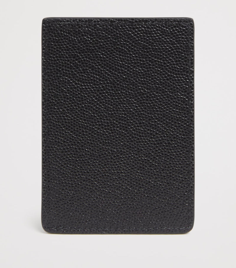 Giorgio Armani grained leather card holder - British product