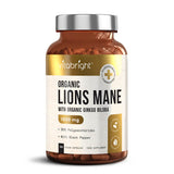 Superdrug VitaBright Organic Lions Mane Mushroom Complex 120 Capsules- Buy online at McGrocer