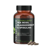 Superdrug Feel Supreme Seamoss with Bladderwrack and Spirulina Seaweed Supplement, 90 Capsules- Buy online at McGrocer