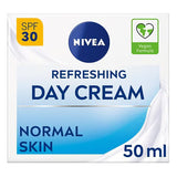 Superdrug NIVEA Refreshing Day Cream With Vitamin E SPF 30 50ml- Buy online at McGrocer