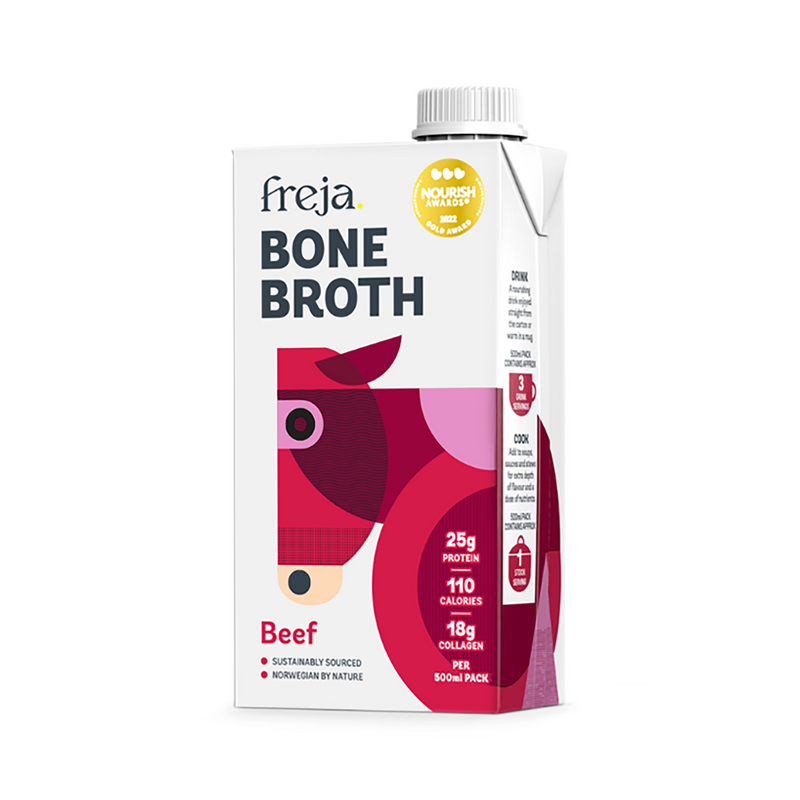 Freja beef bone broth classic 500ml (British brand)