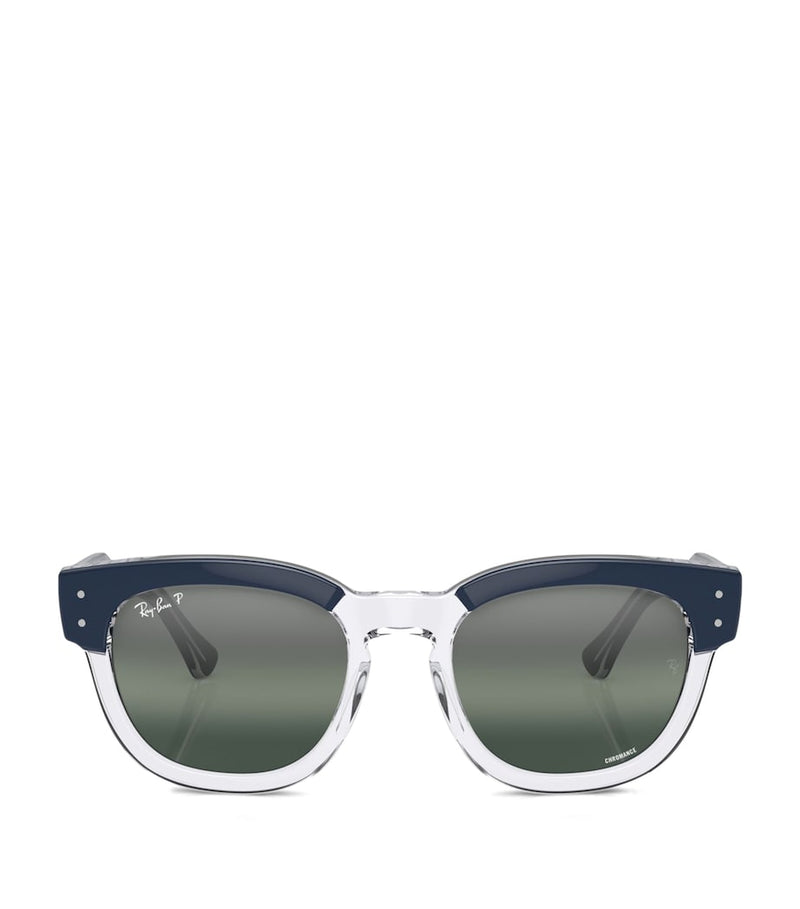 Ray-Ban Mega Hawkeye sunglasses clear black acetate frames - British product