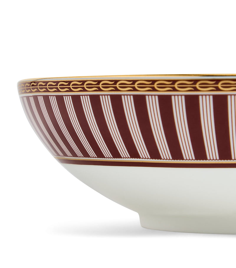 Wedgwood Red Splendour cereal bowl 18cm (British brand)