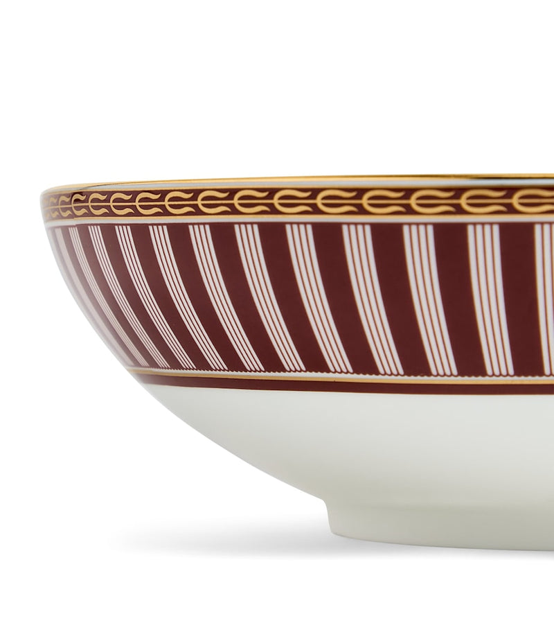 Wedgwood Red Splendour cereal bowl 18cm (British brand)