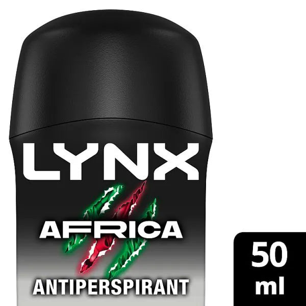 LYNX Africa Anti-Perspirant Deodorant Stick 50ml, UK version