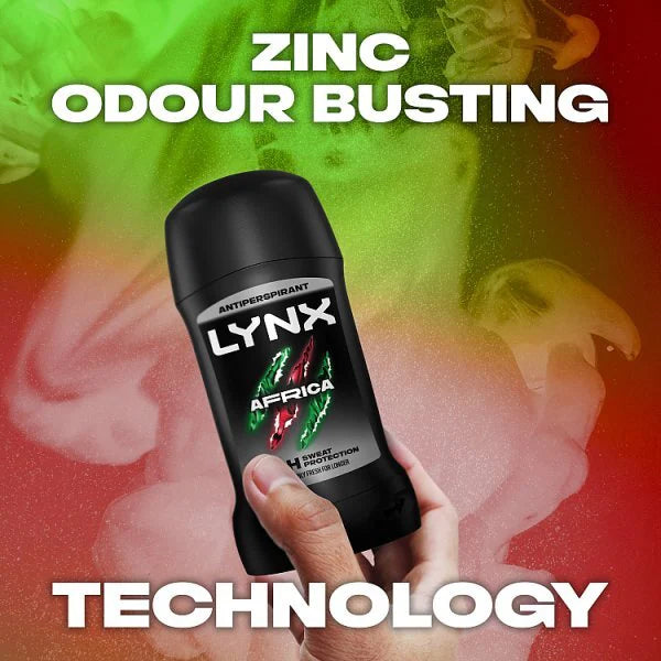 LYNX Africa Anti-Perspirant Deodorant Stick 50ml, UK version