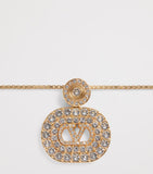 Valentino Garavani crystal VLogo Signature necklace, UK version