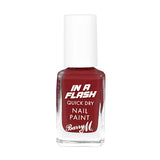 Barry M In A Flash Quick Dry Nail Paint Maroon Motion Nail Polish