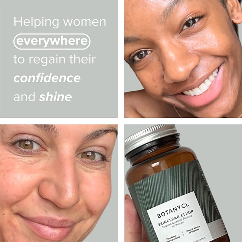 Botanycl SkinClear Elixir Coconut Oil Vegan Capsules 60 (British brand)