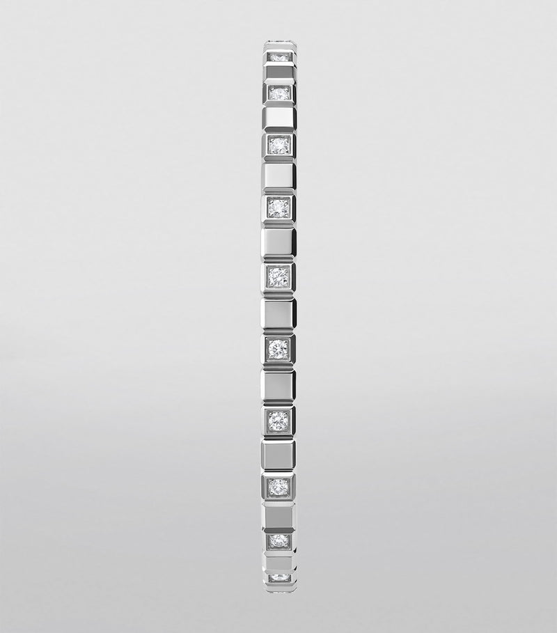 Chopard Ice Cube white gold diamond bangle - British product