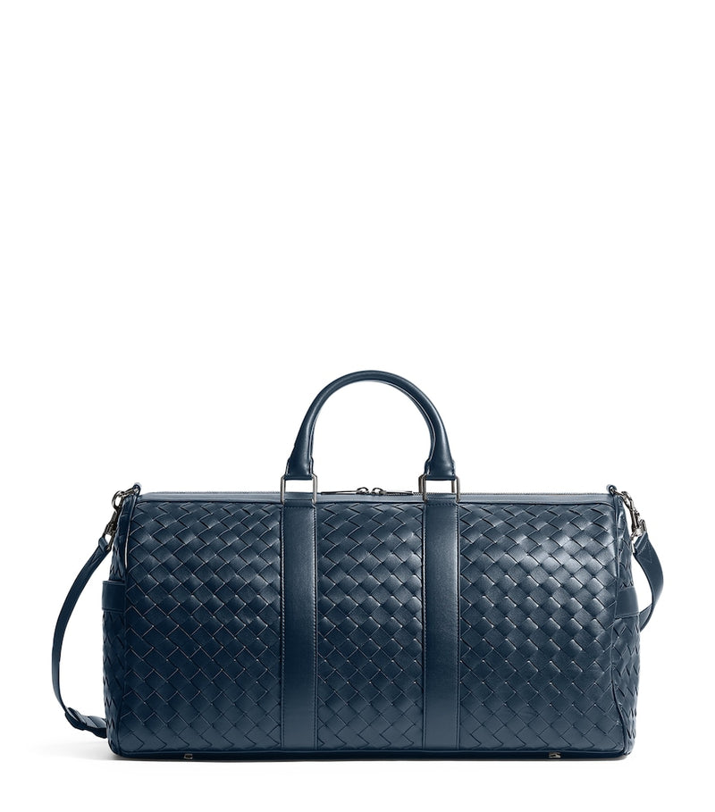 Bottega Veneta Intrecciato leather duffle bag, Italian luxury - British product
