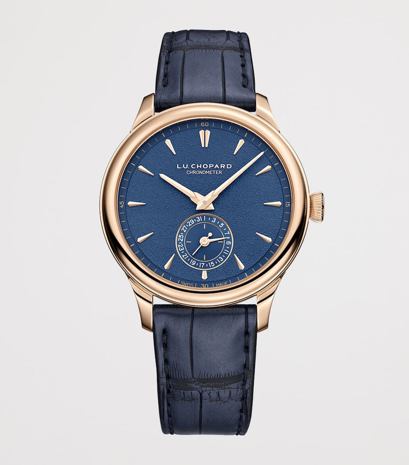 Chopard L.U.C Quattro watch rose gold 39mm, UK version
