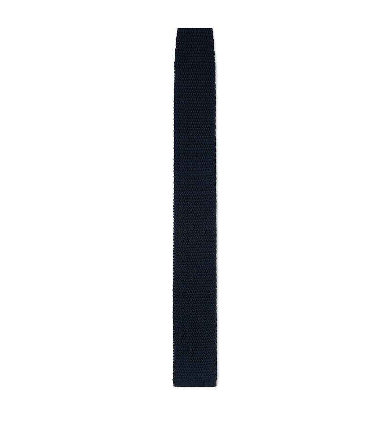 TOM FORD formal silk knitted tie 7.5cm, UK version