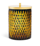Zodiac Crystal Lidded Bin bathroom accessory, imported from the UK