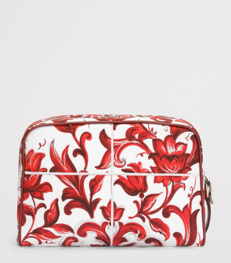 Dolce&Gabbana Majolica print messenger bag leather, UK version