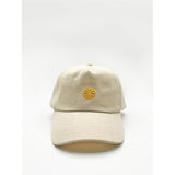 Superdrug SVNX Cotton Baseball Cap With Lemon Embroidery In Cream 56cm- Buy online at McGrocer