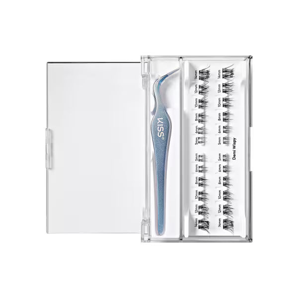 Impress Falsies last lasting adhesive eyelashes demi wispy (British brand)