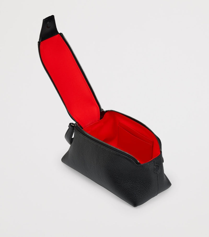 Christian Louboutin funky leather travel pouch, UK version