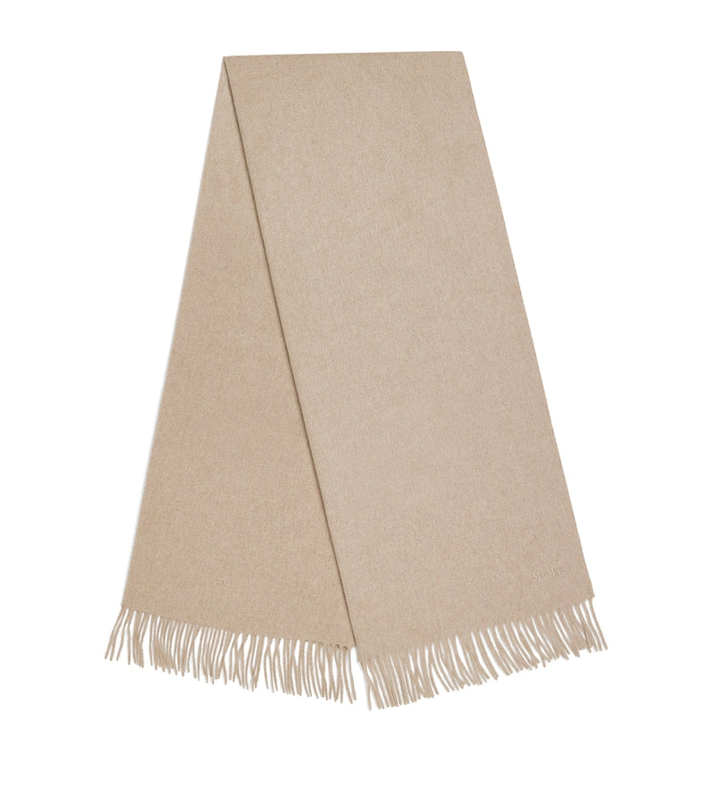 Max Mara cashmere fringed scarf, imported from the UK