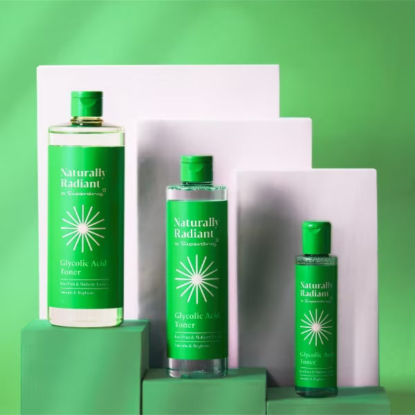 Glycolic Toner 500ml naturally radiant formula imported from the UK