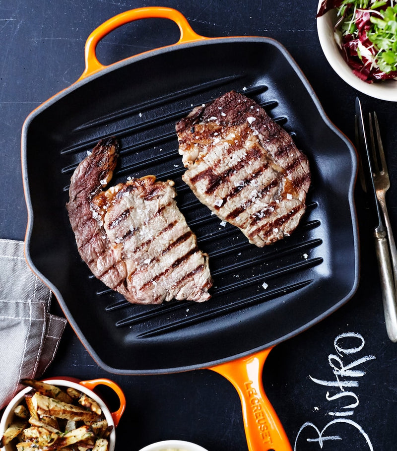 Le Creuset cast iron square grillit pan 26cm, UK version