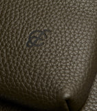 Carl Friedrik Ayrton grained leather backpack (British brand)