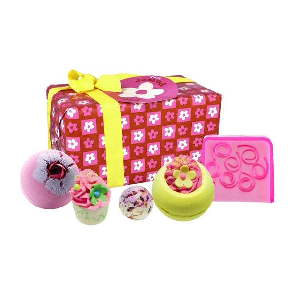 Bomb Cosmetics bath gift set Flower Power 5pc, UK version