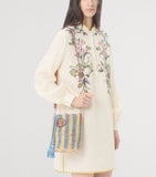 Valentino Garavani straw VLogo signature bucket bag, UK version