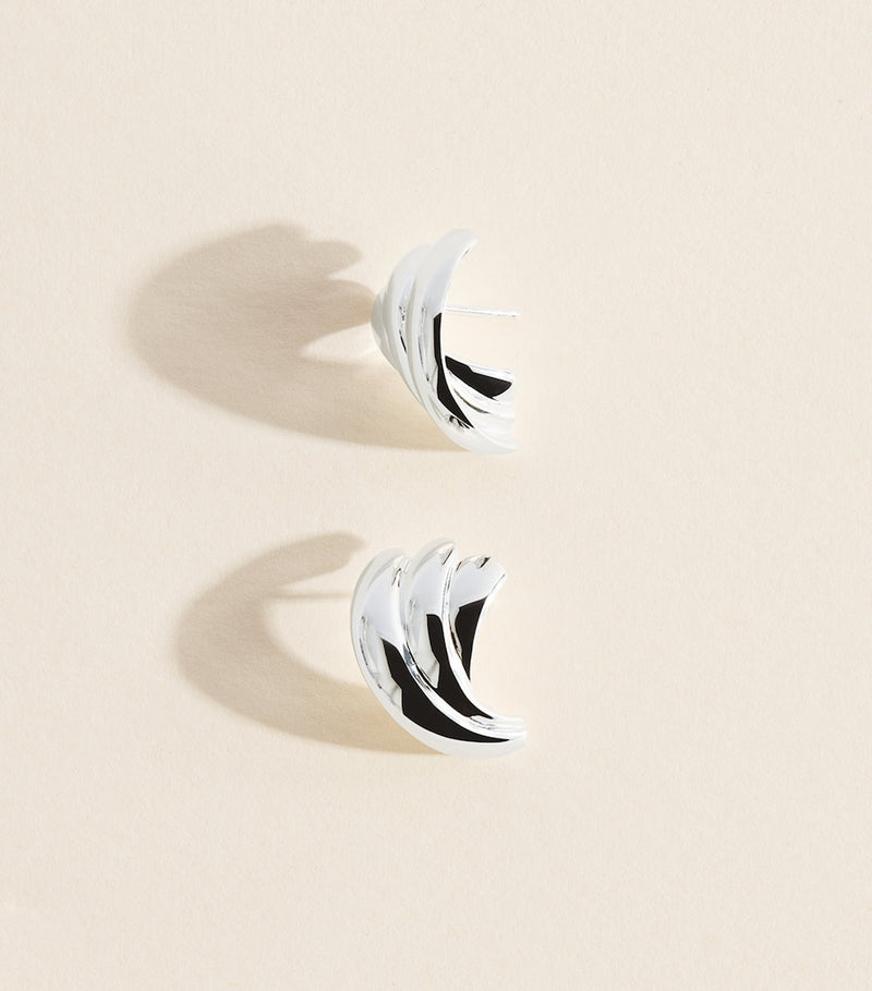 LIÉ STUDIO sterling silver Magda earrings - British product