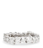 Suzanne Kalan diamond eternity ring 18kt white gold (British brand)