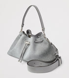 Jimmy Choo Cinch shoulder bag medium suede denim, UK version