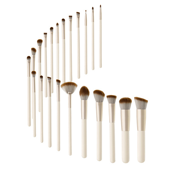 Livingandhome makeup brush set 22 pieces light gold (British brand)