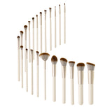 Livingandhome makeup brush set 22 pieces light gold (British brand)