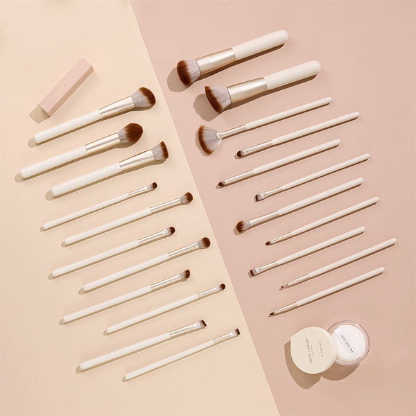 Livingandhome makeup brush set 22 pieces light gold (British brand)