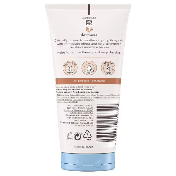 Aveeno Baby Dermexa Emollient Cream 150ml - British product