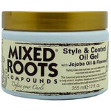 Superdrug Mixed Roots Compounds Style and Control Oil Gel with Jojoba and Flaxseed Hair Styling Gel- Buy online at McGrocer
