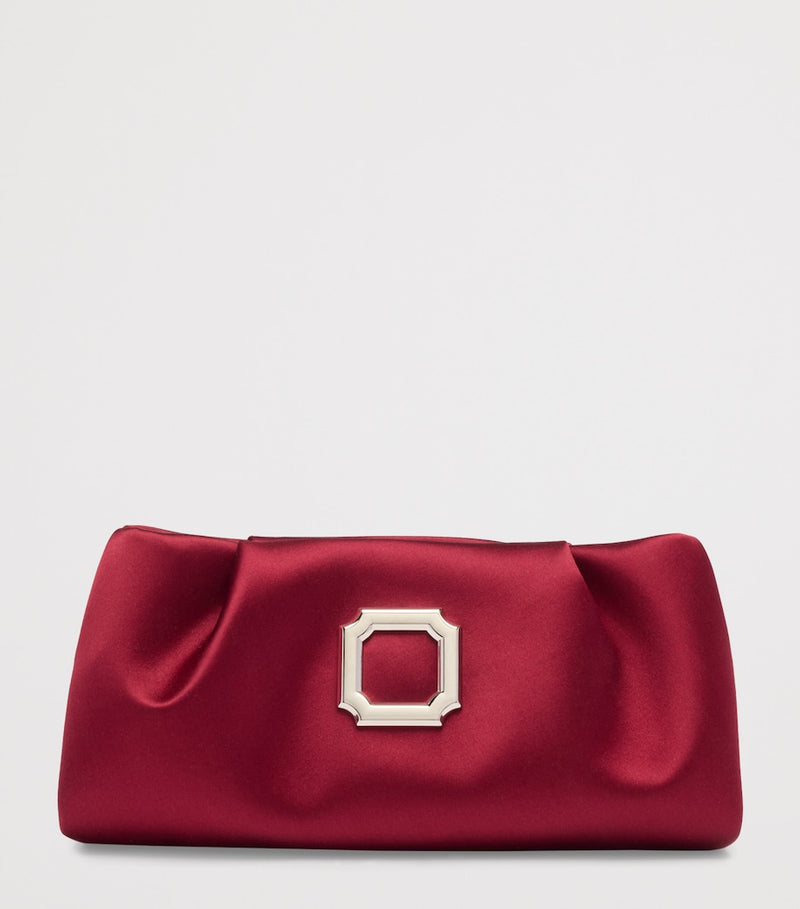 Malone Souliers Vittoria Soft satin clutch bag (British brand)